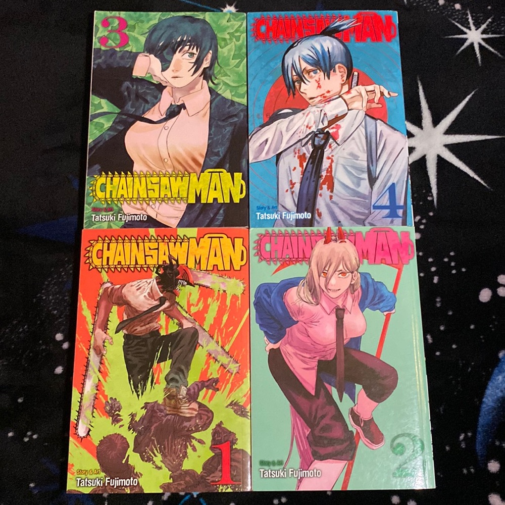 Chainsaw Man Manga Lot Volumes 1-4